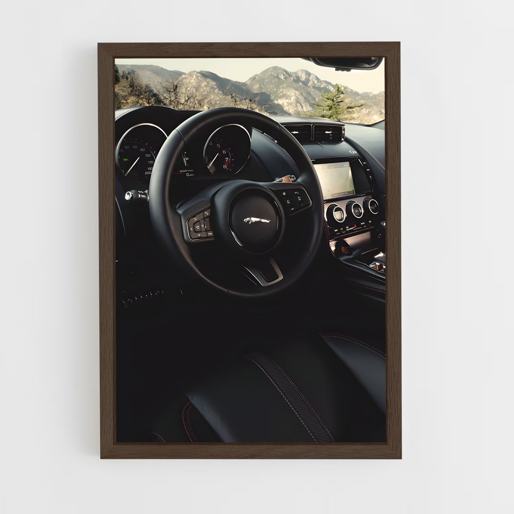 Poster Jaguar F-Type Interior (vue 5)